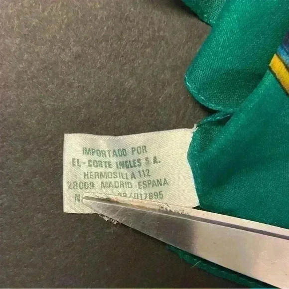 Vintage El Corte Ingles belt buckle scarf - Picture 3 of 3